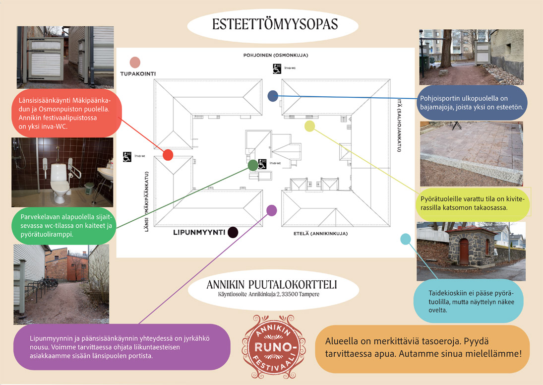 ESTEETTÖMYYSSELVITYS ANNIKIN RUNOFESTIVAALI Annikin Runofestivaalin esteettömyysopas 2026