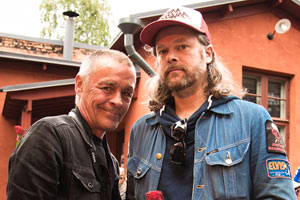 Artistic Director J.K. Ihalainen & the festival's title artist Ville Pirinen, 2016. Photo by Teemu Juutilainen