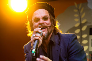 Singer of the Mustat Silmät band Jori Kalliola, 2016. Photo by Teemu Juutilainen
