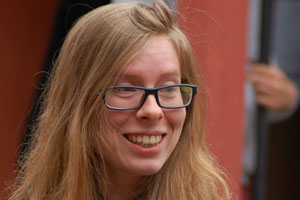 Poetry festival artist Emma Kantanen, 2018. Photo by Marianne Ylitie