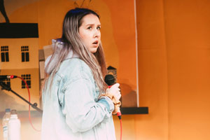 Rap artist Adikia. Photo by Riikka Vaahtera