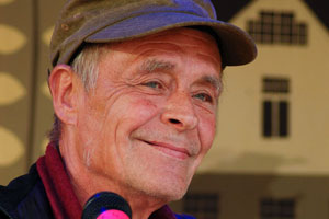 The Artistic Director of Annikki Poetry Festival J.K. Ihalainen. Photo by Riikka Vaahtera