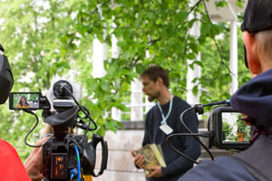 Making of Annikki Poetry Festival Live Video Stream. Photo by Riikka Vaahtera