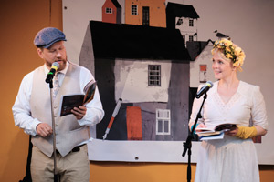 Harri Hertell & Heli Laaksonen, Annikki Poetry Festival 2022. Photo by Ville Kurki