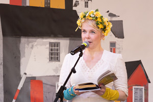 Heli Laaksonen, Annikki Poetry Festival 2022. Photo by Liisa Mäkinen