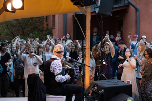 Antti Paalanen, Annikki Poetry Festival 2022. Photo by Liisa Mäkinen
