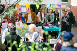 At the book Bazaar... Photo by Susanna Lyly.